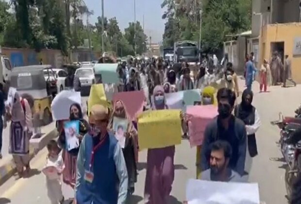 Family of abducted student protest in Kech as enforced disappearances goes high in Balochistan