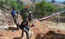 Trenching at Tulu Kapi in February 2014