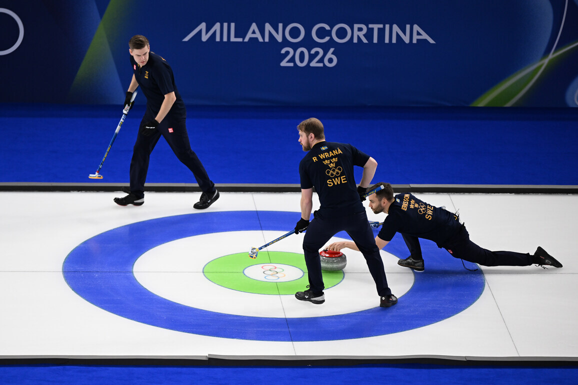 (MICO2026)ITALY-CORTINA D'AMPEZZO-OLYMPIC WINTER GAMES-CURLING-MEN-ROUND ROBIN-SWE-ITA