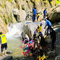 Uttarakhand: SDRF conducts cleanliness drive at Yamunotri Dham