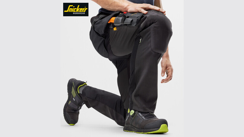 A World's First - Snickers Workwear's New Integrated Kneepad System