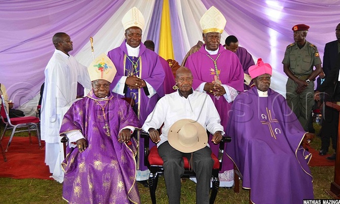 Museveni launches Cardinal Wamala Museum Museveni launches Cardinal Wamala Museum