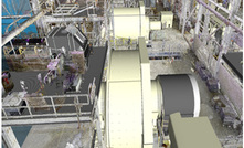  Image of the SAG and ball mills superimposed on the LiDAR survey of the plant