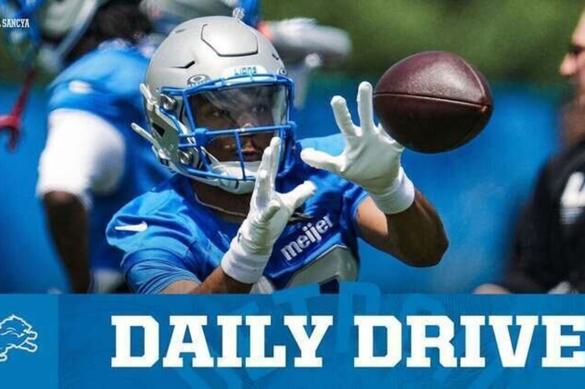 THE DAILY DRIVE: Lions add UDFA rookie WR during OTAS