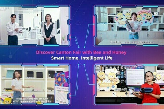 132nd Canton Fair Holds First Virtual Tour with Mascots Bee and Honey