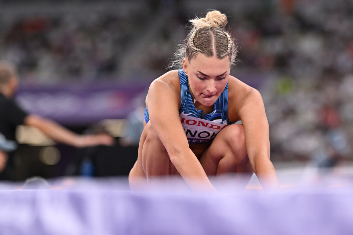 (SP)JAPAN-TOKYO-ATHLETICS-WORLD ATHLETICS CHAMPIONSHIPS-WOMEN'S HEPTATHLON-HIGH JUMP