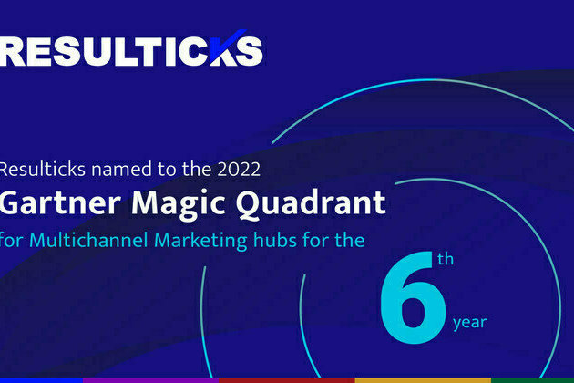 Resulticks Named in 2022 Gartner Magic Quadrant for Multichannel Marketing Hubs for the Sixth Year in a Row