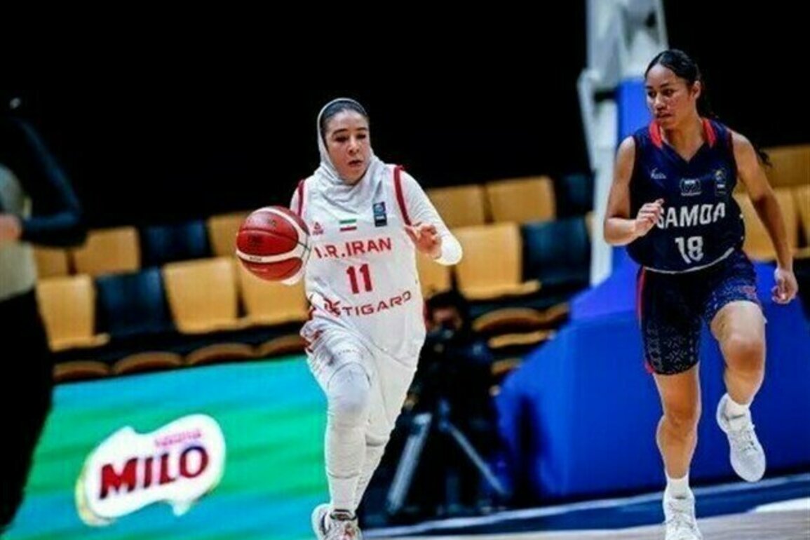 Iran Downs Samoa at FIBA U-16 Women's Asia Cup 2025-Division B