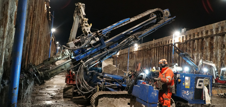 EURODRILL’s C61 drive concept has been proven a success after its use on a challenging jobsite in Denmark