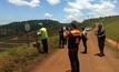 Agentes da ANM fiscalizando de barragem pela ANM em Congonhas (MG)/Divulgação.