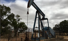  Key's beam pump at the Mount Horner oil field in L7