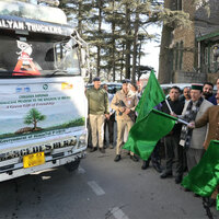Himachal government gifts Chilgoza saplings to Bhutan; CM Sukhu flags off vehicle