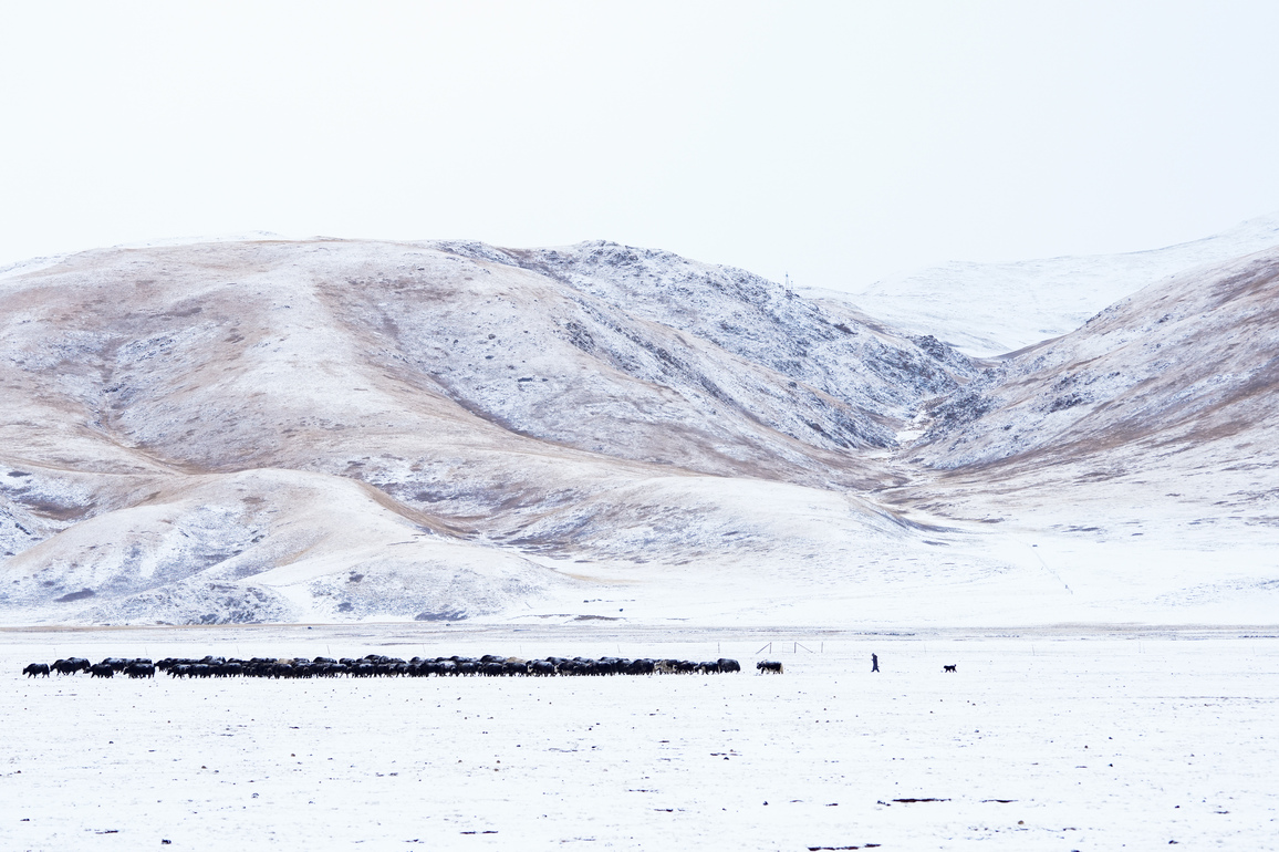 CHINA-QINGHAI-YUSHU-WINTER VIEWS (CN)