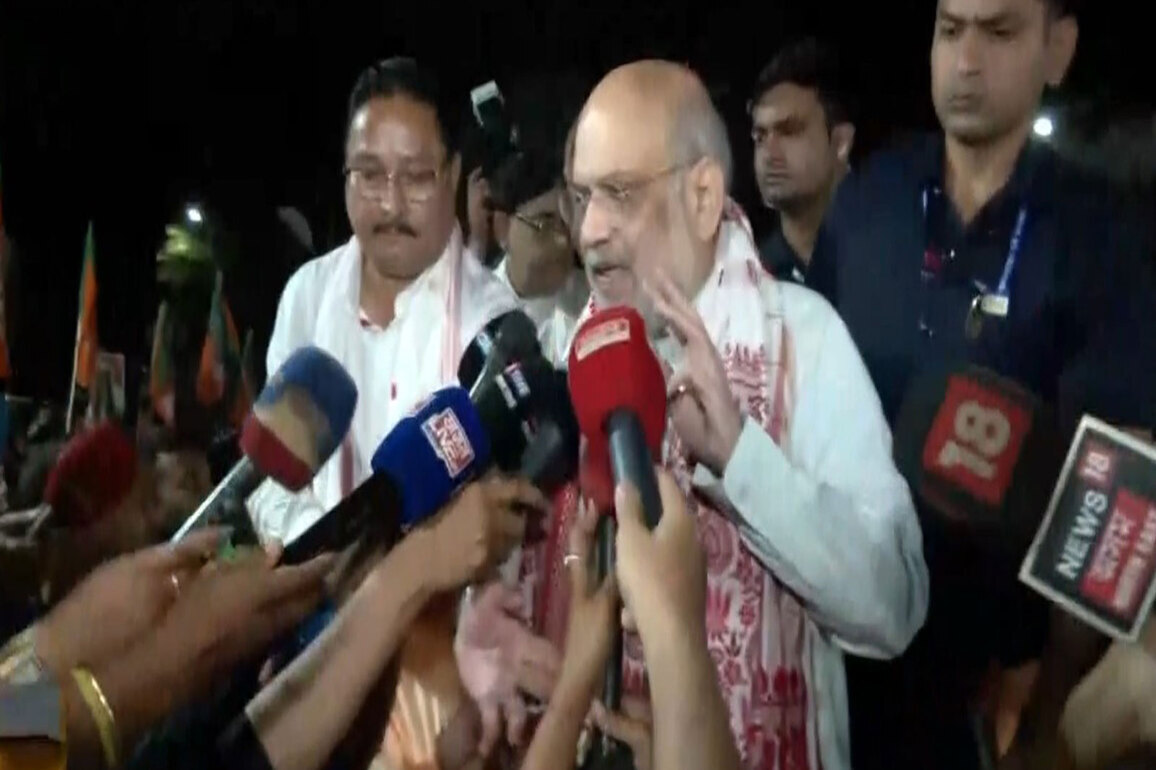 "People eager to form BJP govt:" Union Home Minister Amit Shah in Guwahati