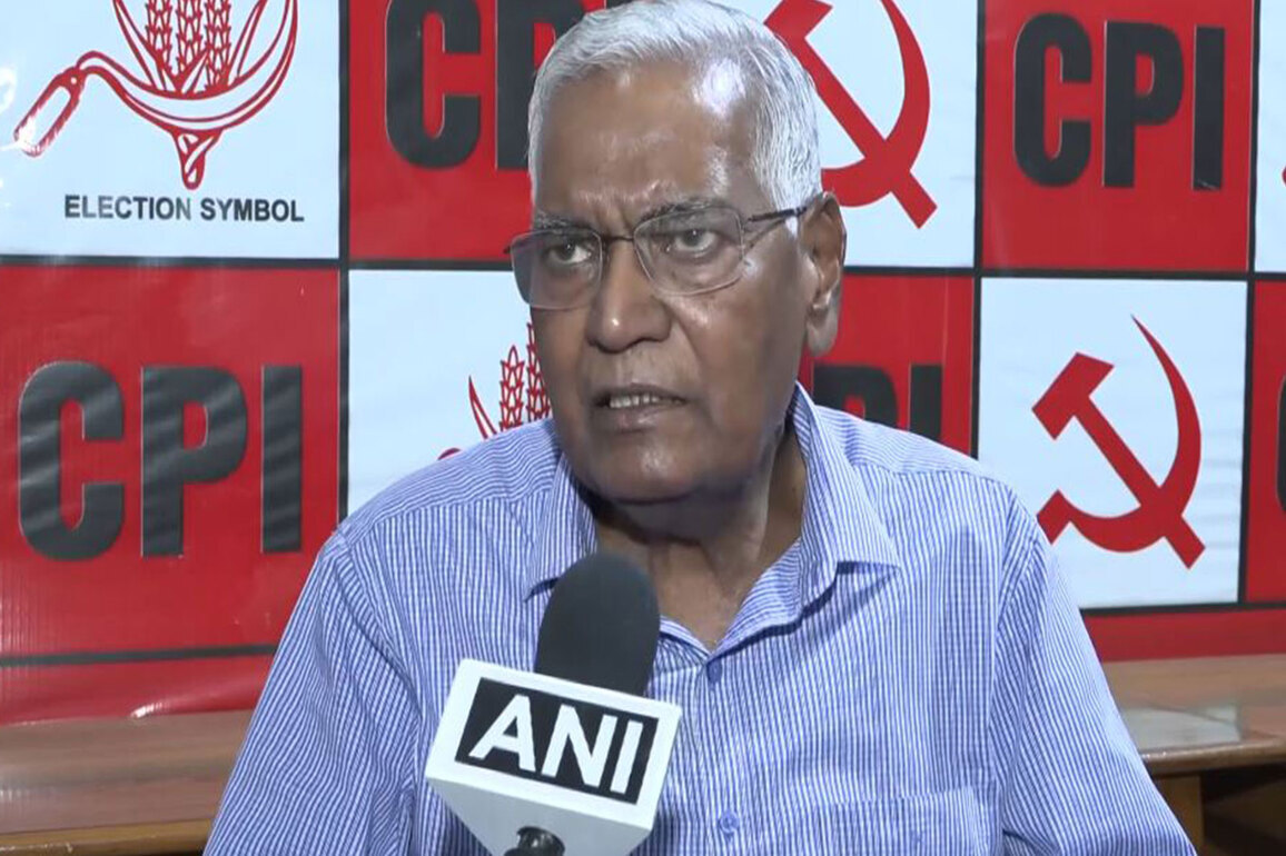"BJP should not abuse or misuse its power": CPI's D Raja on west Bengal demolition drive
