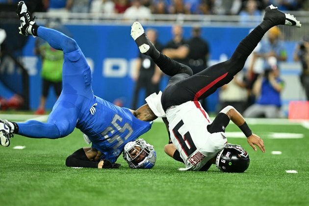 Jared Goff, defense carry Lions past Falcons 20-6