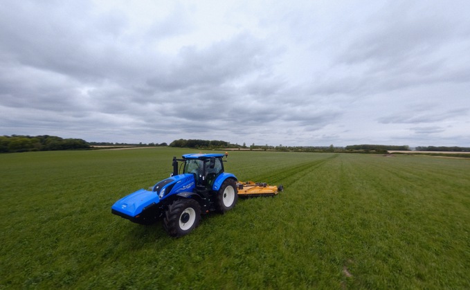 The Leckford Estate's biogas tractor | Credit: John Lewis Partnership