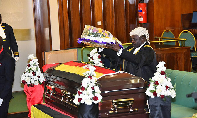 Parliament honours Maj. Rurangaranga Parliament honours Maj. Rurangaranga
