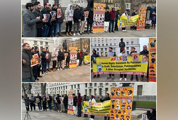 Activists rally in London to condemn Pakistan's repression of Sindhi, Baloch, Pashtun, and Kashmiri Communities