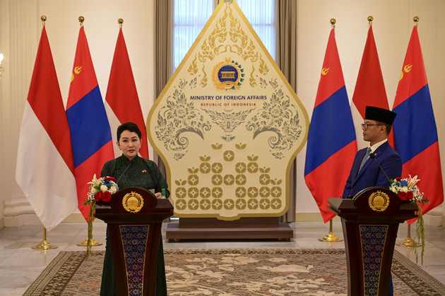 INDONESIA-JAKARTA-MONGOLIA-FM-VISIT
