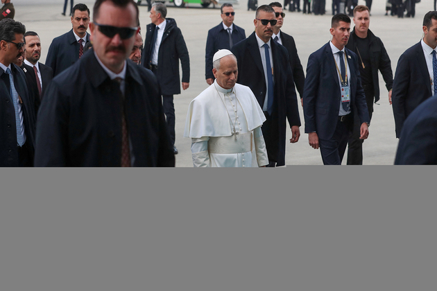 Pope Leo XIV arrives in Turkey on first foreign trip of his papacy