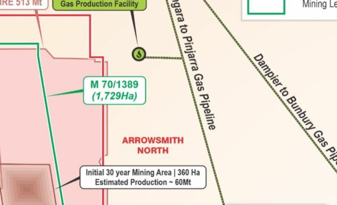 A map of Arrowsmith North.