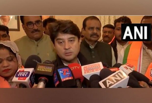 "Its ideology is bankrupt, anti-national": Jyotiraditya Scindia slams Congress