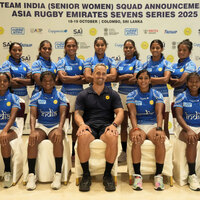 Indian Senior Women's Rugby sevens team gears up for leg 2 of Asia Rugby Emirates Sevens Series 2025 in Colombo