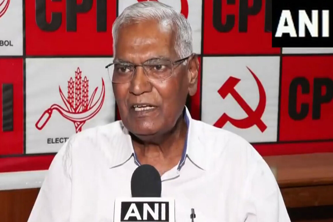CPI's D Raja slams PM Modi's remarks, asks what has government done for Bihar