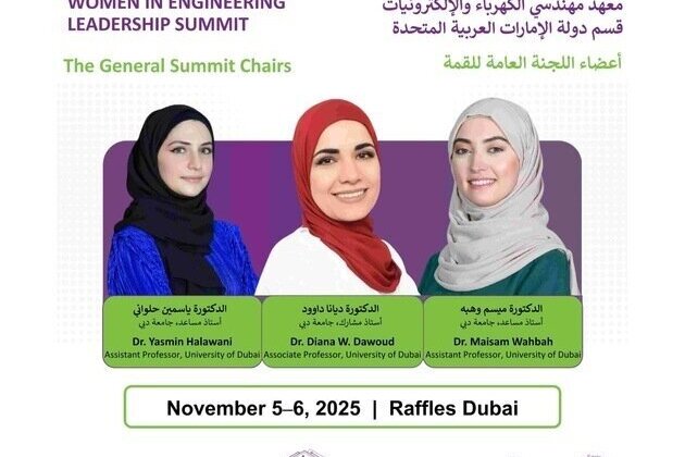 Dubai to host 2025 IEEE UAE Women in Engineering Leadership Summit next Wednesday