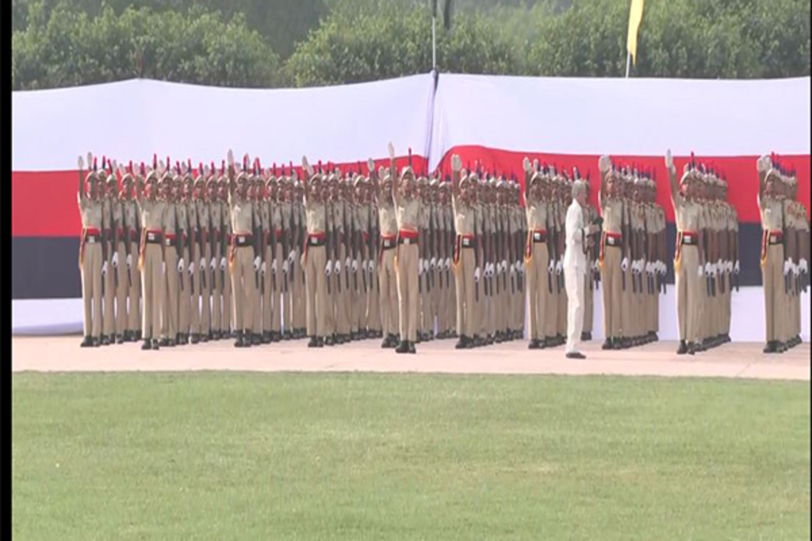 Delhi Police holds passing-out parade of 1308 recruit constables