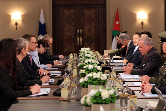 JORDAN-AMMAN-FINNISH PRESIDENT-VISIT