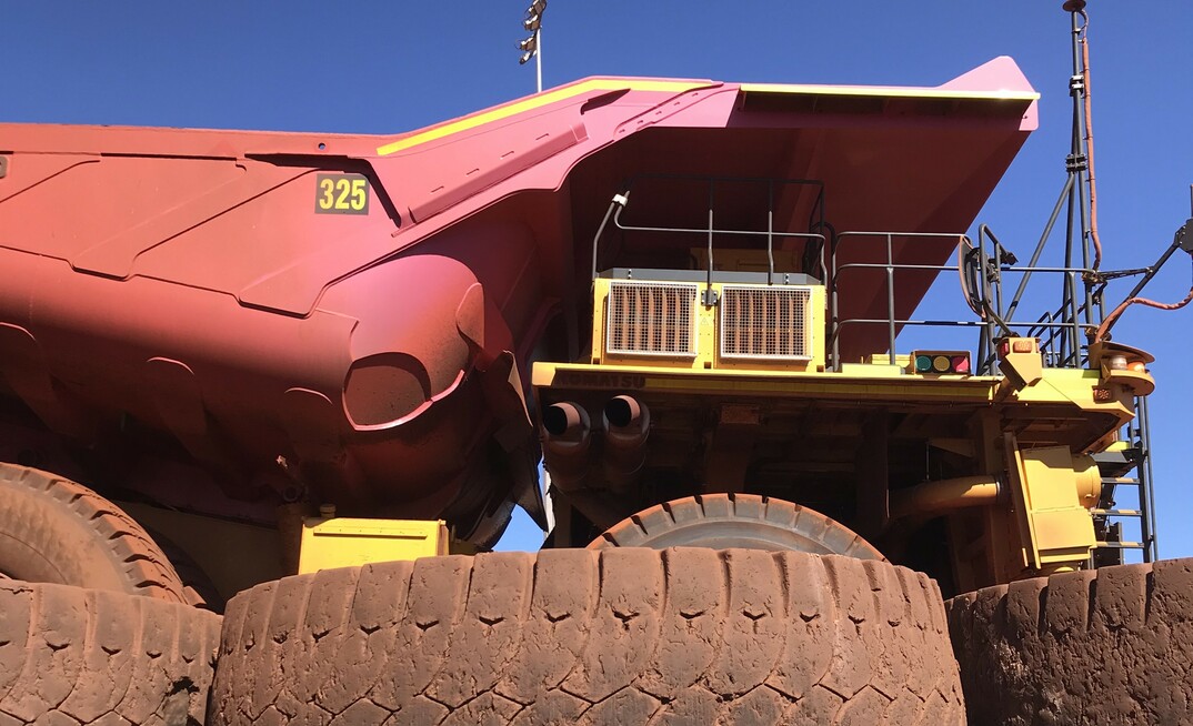 Austin's trays are used by Rio Tinto at the Western Range mine near Paraburdoo.