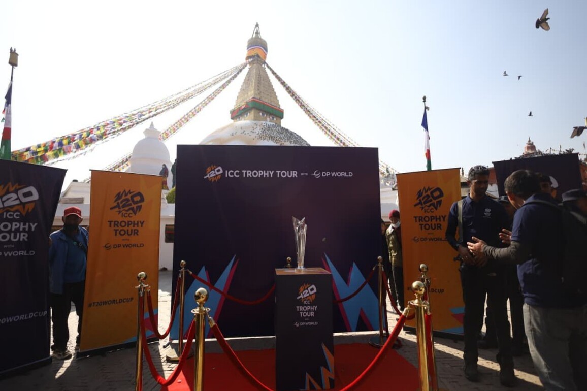 ICC Men's T20 World Cup 2026 trophy tours around Nepal's heritage sites