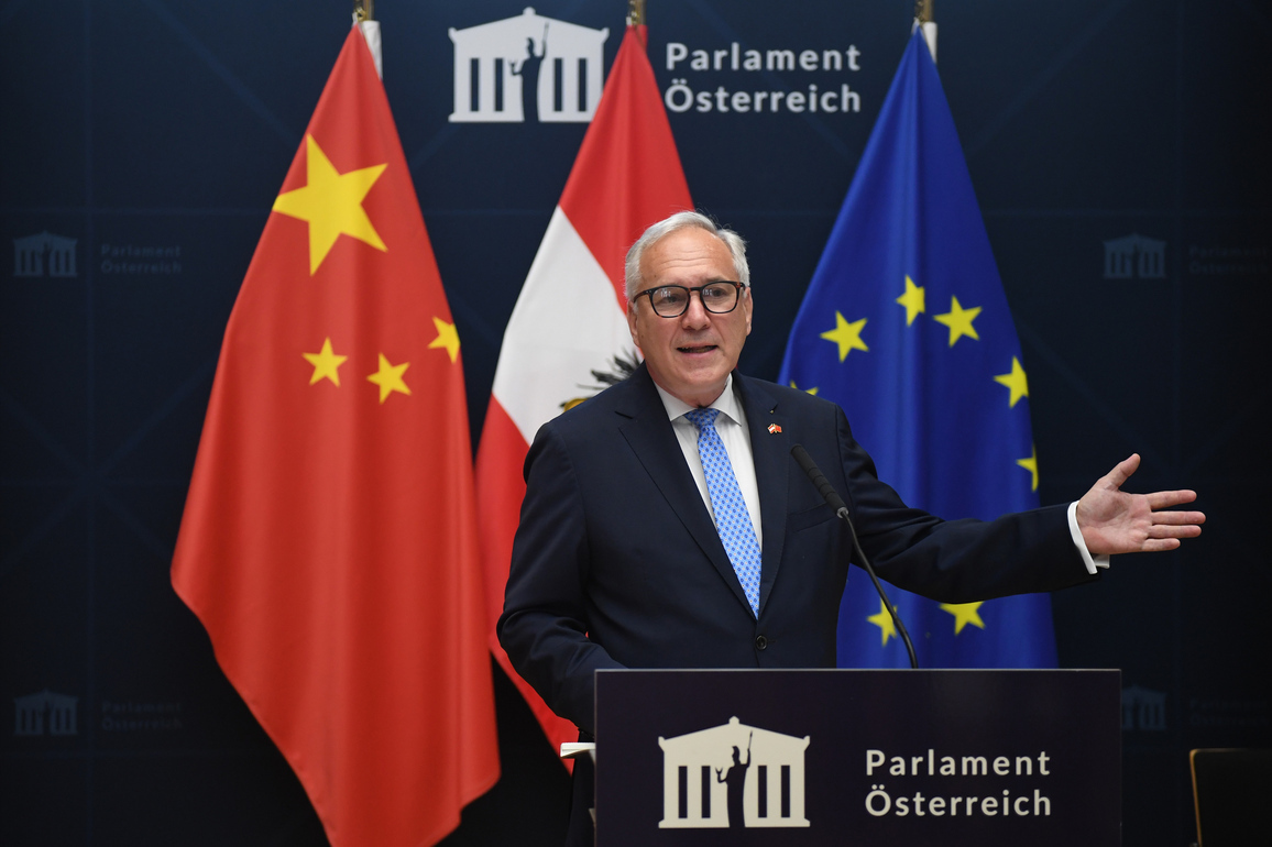 AUSTRIA-VIENNA-CHINA-DIPLOMATIC RELATIONS-55TH ANNIVERSARY-RECEPTION