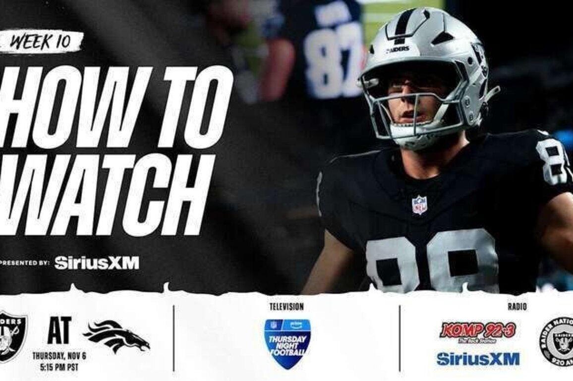 How to watch, listen to and livestream Raiders at Broncos