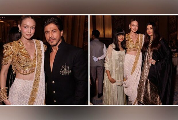 Gigi Hadid poses with SRK, Aishwarya Rai in new pics from NMACC Gala