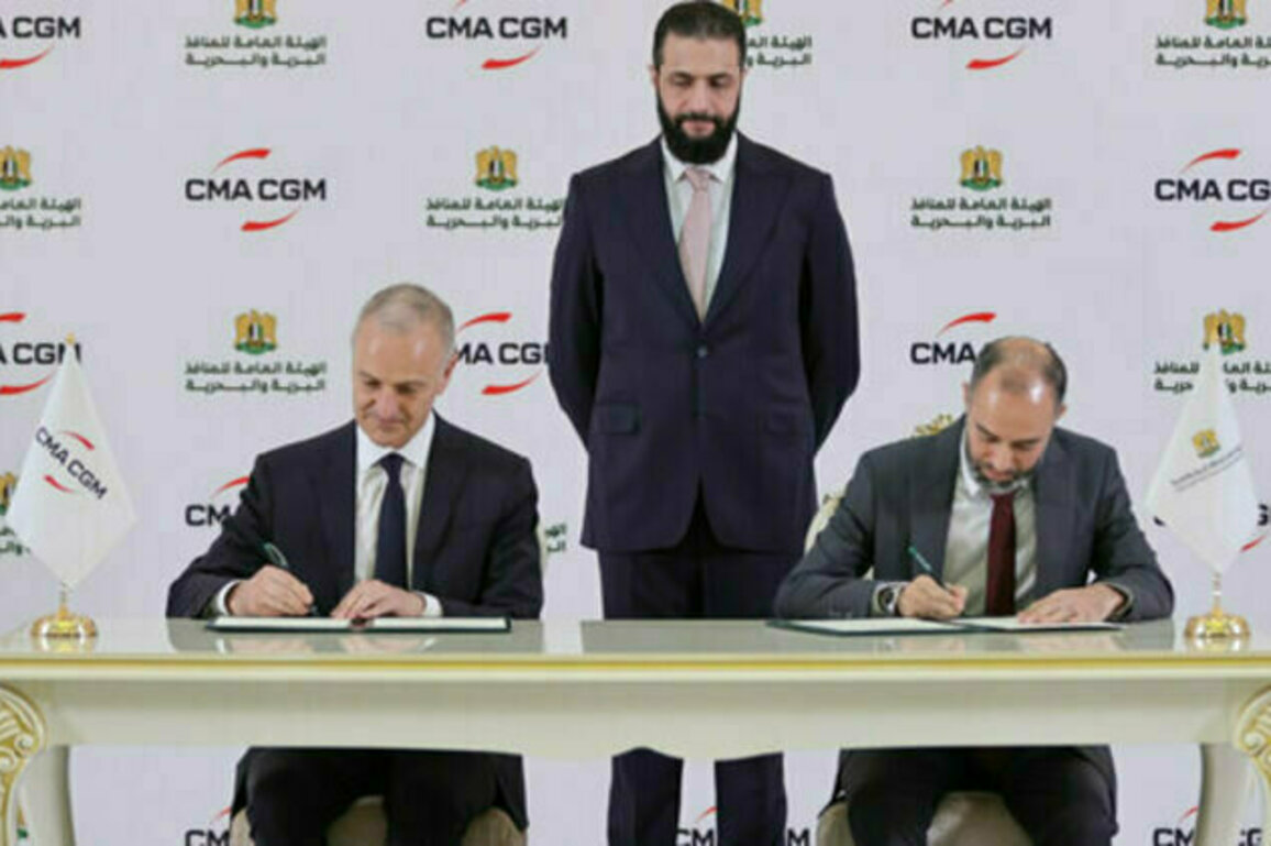 French company CMA CGM invests in Lattakia port