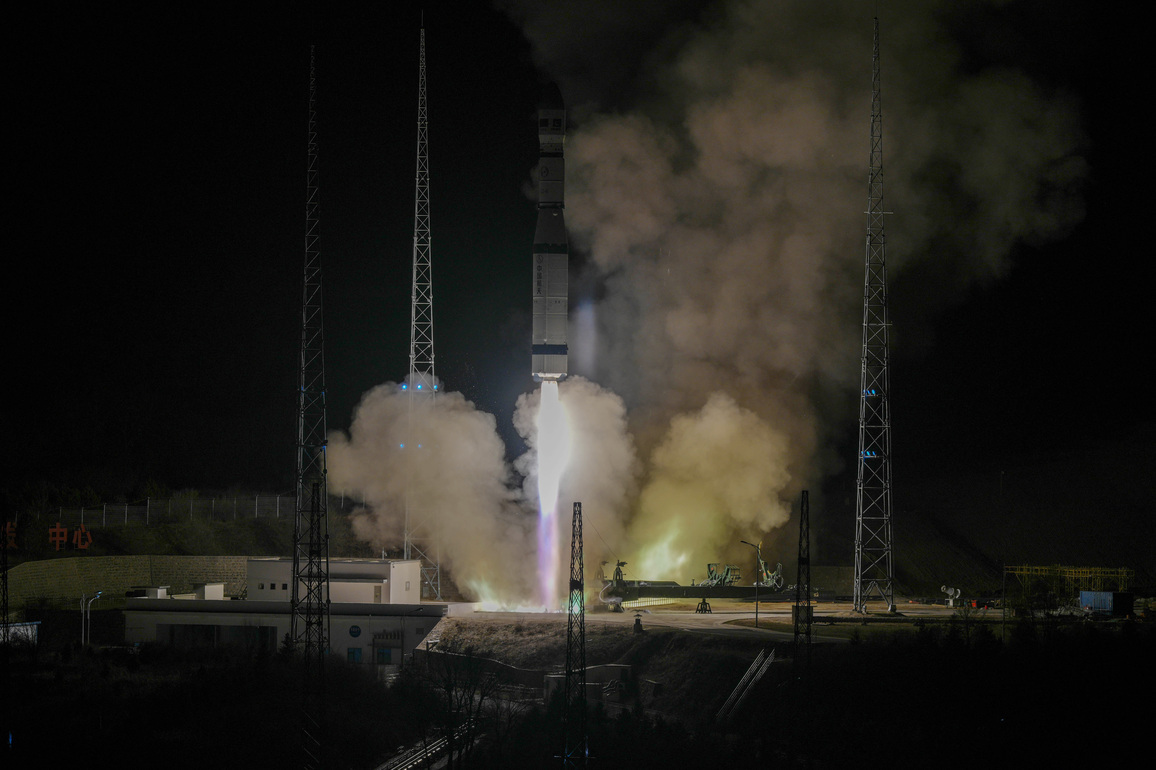 (EyesOnSci)CHINA-SHANXI-TAIYUAN-PAKISTANI SATELLITE-LAUNCH (CN)