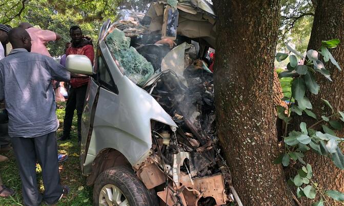 Yusuf Lule Road accident claims four foreign nationals Yusuf Lule Road accident claims four foreign nationals