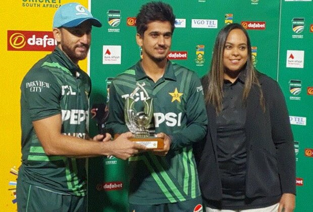 Salman Agha's heartwarming gesture wins hearts, shares POTM award with young Saim Ayub