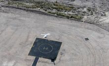 An Xplorate RPAS over its helipad. Photo courtesy Xplorate