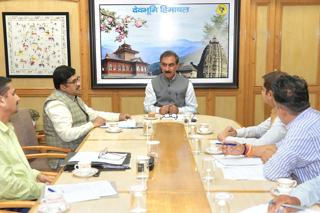 Himachal CM Sukhu reviews development projects in Kangra district