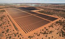 The solar farm at Mt Keith covers almost one square kilometre.