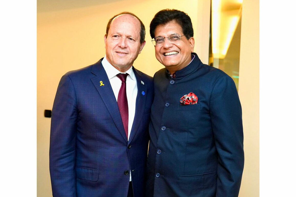 Union Minister Goyal, Israel's Economy Minister Barkat discuss diversifying trade basket, fostering innovation