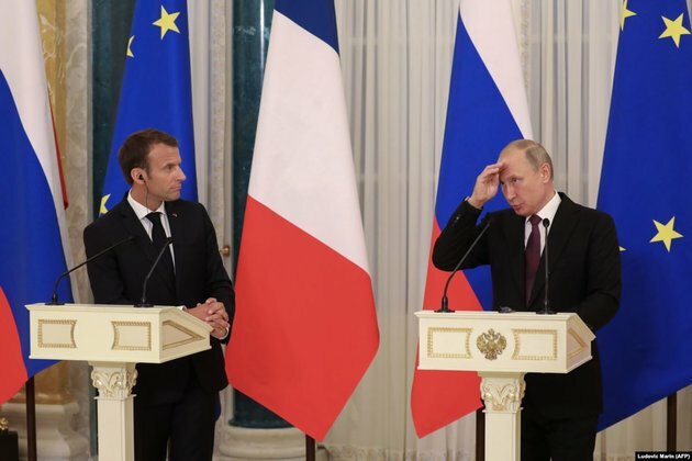 Ukraine High On The Agenda As Macron Hosts Putin In Southern France