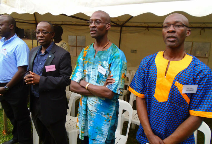 ome of the alumni of yenga eminary during mass 