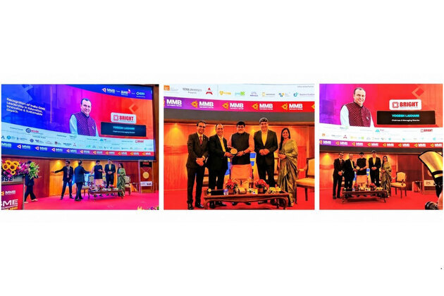 Dr. Yogesh Lakhani, CMD of Bright Outdoor Media, Felicitated at SME Governance Summit 2026 by Maharashtra Cabinet Minister Shri Uday Samant
