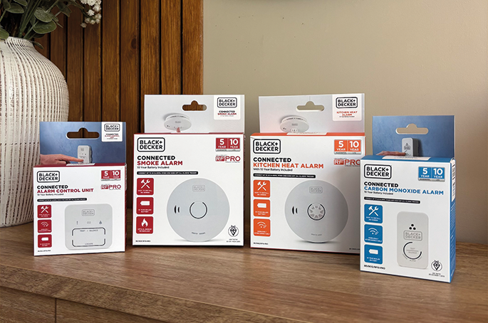 New Black+Decker fire and carbon monoxide detection range launched
