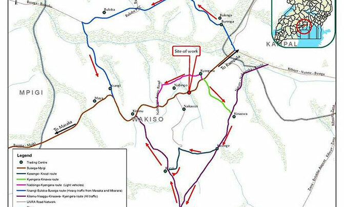 Emergency works at Kyengera along Kampala—Masaka road Emergency works at Kyengera along Kampala—Masaka road